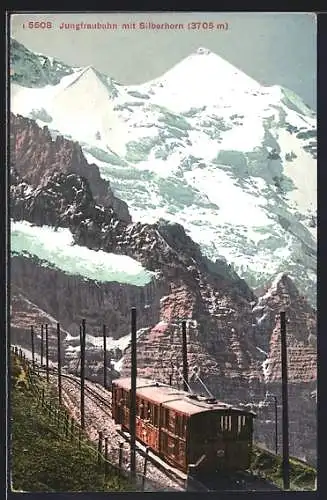 AK Jungfraubahn, Bahn mit dem Silberhorn