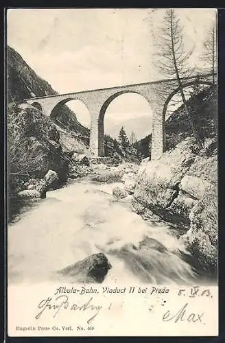 AK Preda, Albula-Bahn, Viadukt II