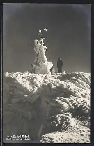 AK Säntis, Windmesser im Eiskleid