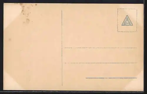 AK Prinz Wilhelm und Prinz Louis Ferdinand mit Spielzeugpferd und Bollerwagen