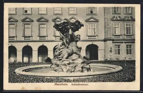 AK Mannheim, Am Schlossbrunnen