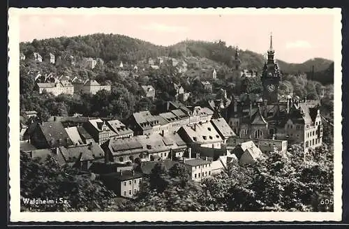 AK Waldheim i. Sa., Teilansicht