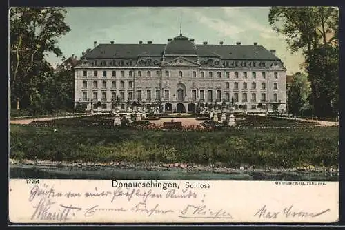 AK Donaueschingen, Schloss