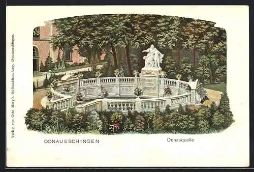 AK Donaueschingen, an der Donauquelle