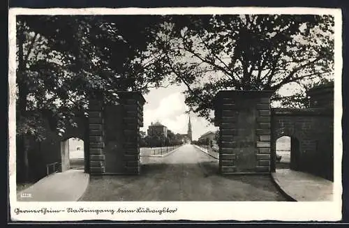 AK Germersheim, Stadteingang beim Ludwigstor