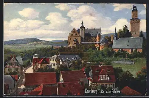 AK Kronberg, Partie am Schloss