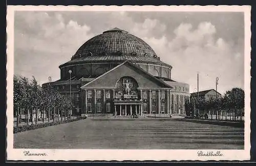 AK Hannover, Blick auf die Stadthalle