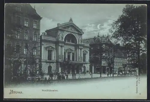 AK Hamburg-Altona, Stadttheater in der Königstrasse