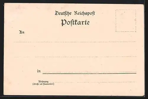 Lithographie Dresden, Brückenparte und Gasthaus bei Nacht