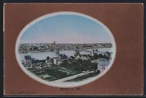 AK Bonn a. Rh., Ortsansicht aus der Vogelschau
