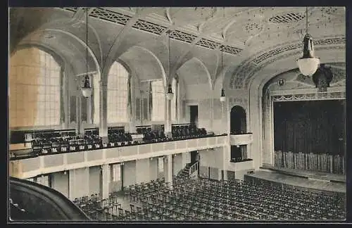 AK Landau / Pfalz, Festhalle, Grosser Saal, Innenansicht