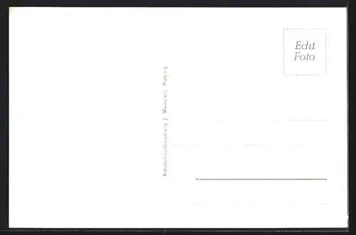 AK Plattling, Preysingplatz mit Rathaus