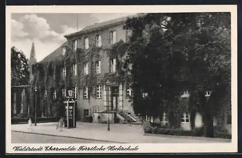 AK Eberswalde, Partie an der forstlichen Hochschule