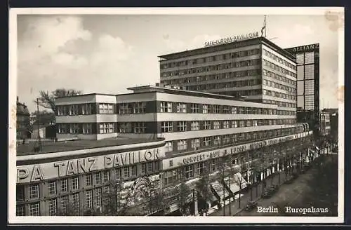 AK Berlin-Kreuzberg, Cafe-Europa-Pavillon, Europahaus