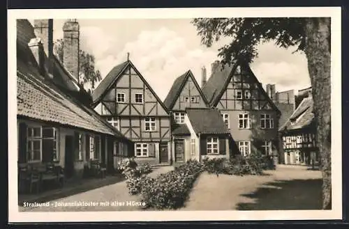 AK Stralsund, Johanniskloster mit alter Münze