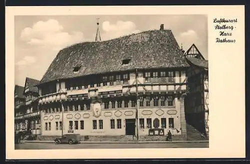 AK Stolberg / Harz, Rathaus, Aussenansicht