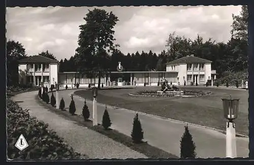 AK Bad Lippspringe, Eingang zum Kaiser-Karls-Park