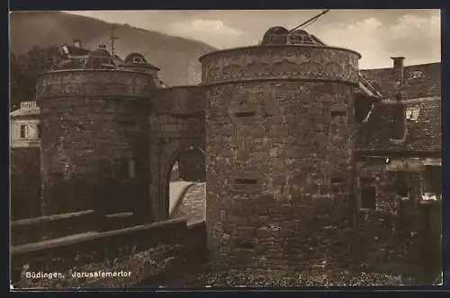 AK Büdingen / Hessen, Jerusalemertor