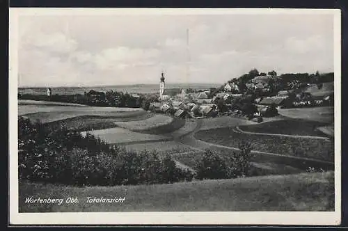 AK Wartenberg /Obb., Totalansicht mit Kirche