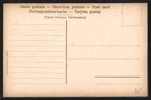 AK La Tarantella, süd-italienischer Volkstanz