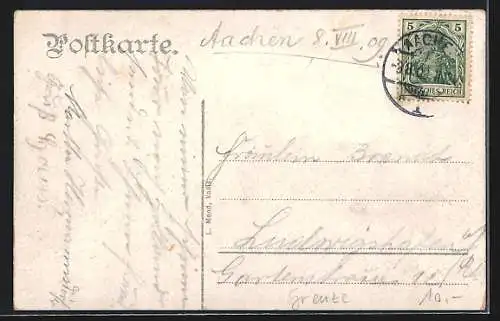 AK Händler an der Grenze zwischen Niederlande, Deutschland, Belgien und Neutraal-Gebiet, Briefmarken