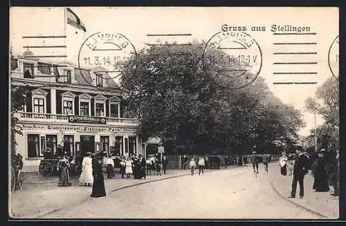 AK Hamburg-Stellingen, Ansicht vom Gasthaus Stellinger Park