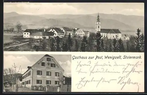AK Wenigzell, Gasthaus zur Post