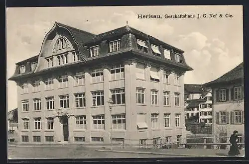 AK Herisau, Geschäftshaus von J. G. Nef &Cie.