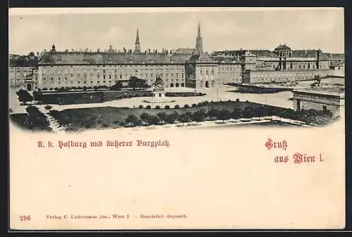 AK Wien I, Hofburg und äusserer Burgplatz