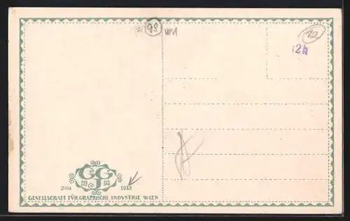 AK Wien, K. k. Hofburg mit äusserem Burgtor