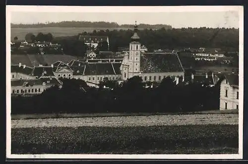 AK Geras, Ortspartie mit Kirche