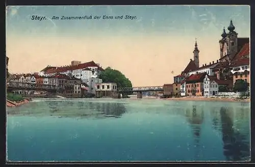 AK Steyr, Am Zusammenfluss der Enns und Steyr