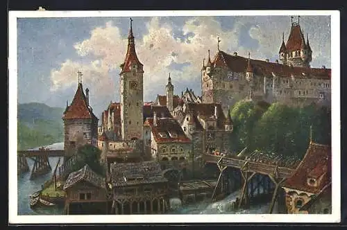 AK Steyr, die alte Eysenstadt 1584