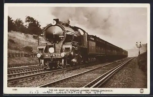 AK The SR West of England Express Passing Earlsfield, Mixed Traffic 4-6-0 Locomotive