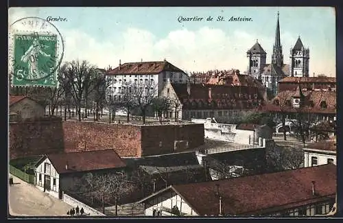 AK Genève, Quartier de St. Antoine