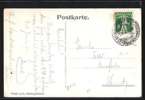 AK Weissbad bei Appenzell, Kurhotel mit Parkanlagen