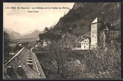 AK St. Maurice, Le Chateau et la Vallee du Rhone, Pointe d`Orny