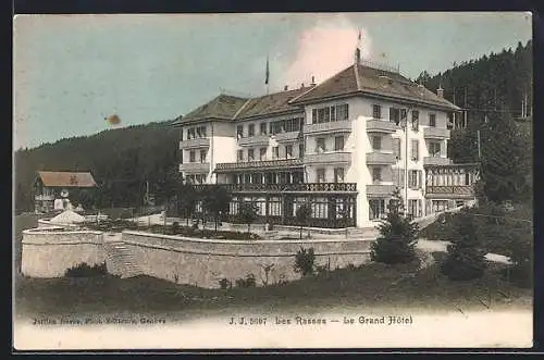 AK Les Rasses, Blick auf das Grand Hotel