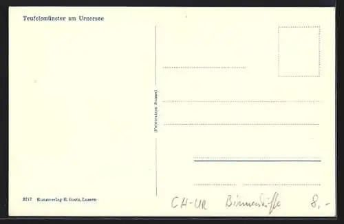 AK Urnersee-Dampfer Uri am Teufelsmünster