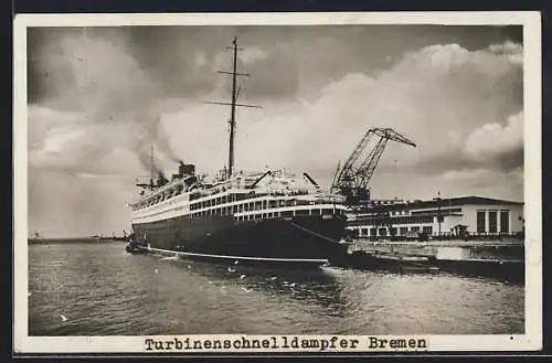 AK Passagierschiff TS Bremen, Norddeutscher Lloyd