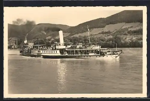 AK Dampfer Budapest in auf der Donau, DDSG