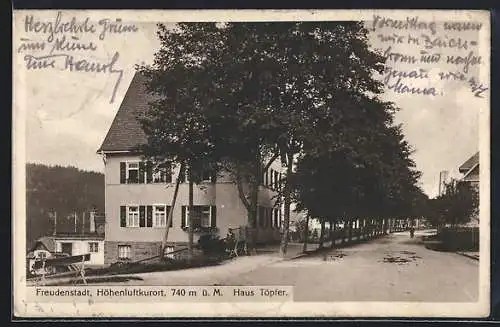 AK Freudenstadt, Gasthaus Haus Töpfer