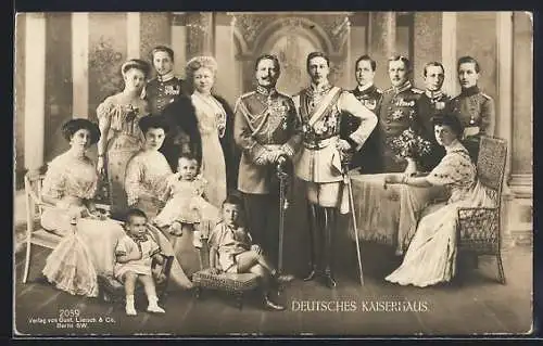 Foto-AK Familie des deutschen Kaiserhauses von Preussen