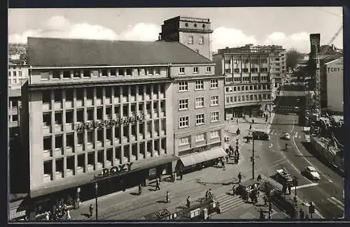 AK Pforzheim, Industriehaus am Leopoldplatz