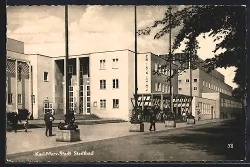 AK Karl-Marx-Stadt, Stadtbad