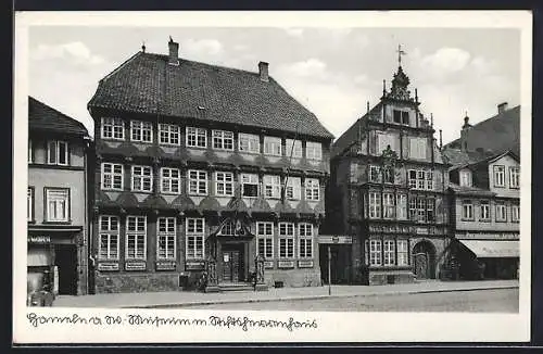 AK Hameln a. W., Museum mit Stiftsherrenhaus