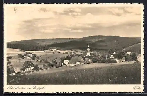 AK Schellerhau i. Erzgeb., Ortspartie