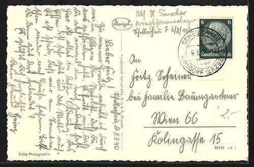 AK Schellerhau i. Erzgeb., Ortspartie