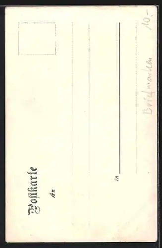 AK Abschiedslied der würtemb. Briefmarken