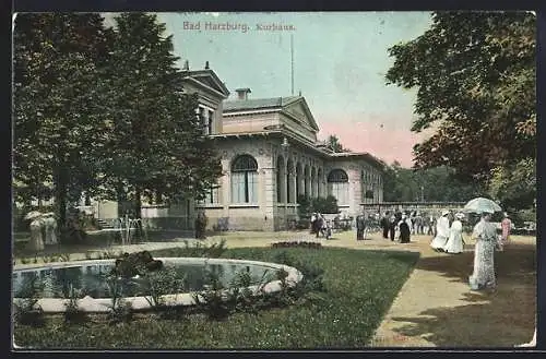 AK Bad Harzburg, Hotel Kurhaus mit Garten